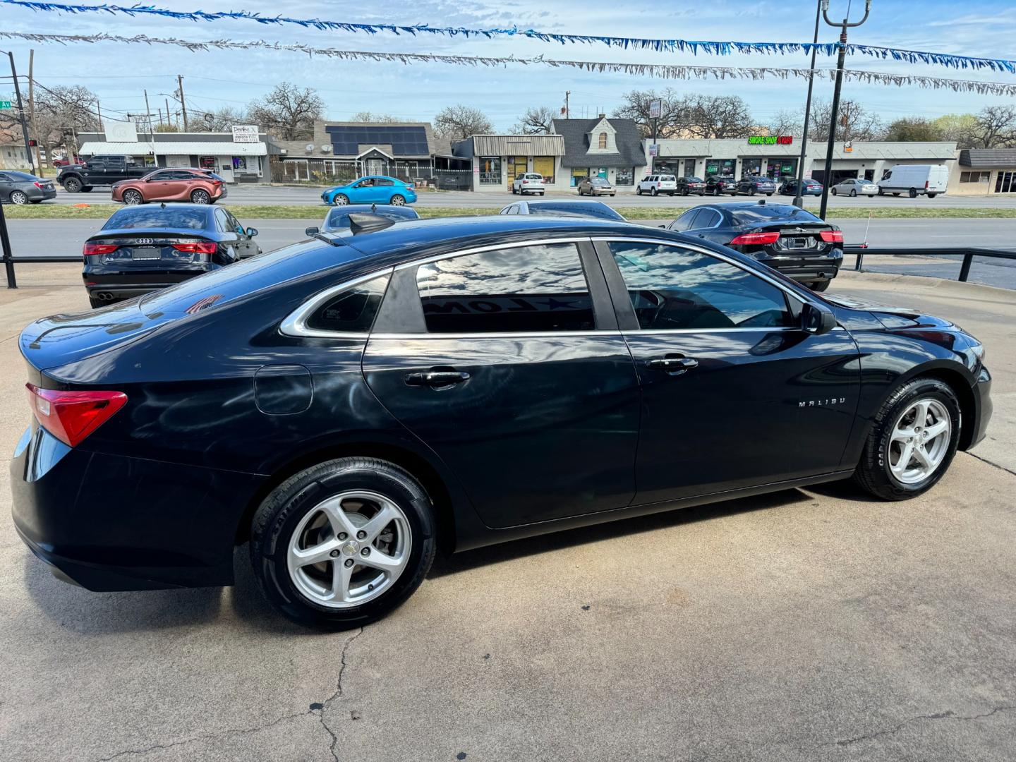 2017 BLACK CHEVROLET MALIBU LS (1LS) (1G1ZB5ST5HF) , located at 5900 E. Lancaster Ave., Fort Worth, TX, 76112, (817) 457-5456, 0.000000, 0.000000 - Photo#3